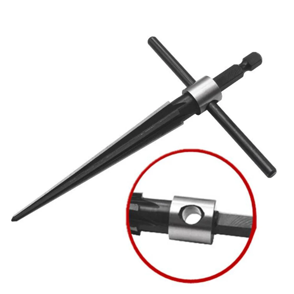 T Handle Tapered Reamer 6 Flute Beveling Black Trimming Workshop 3-13mm Carbon steel Drilling Fixture Handheld
T Handle Tapered Reamer 6 Flute Beveling Black Trimming Workshop 3-13mm Carbon steel Drilling Fixture Handheld