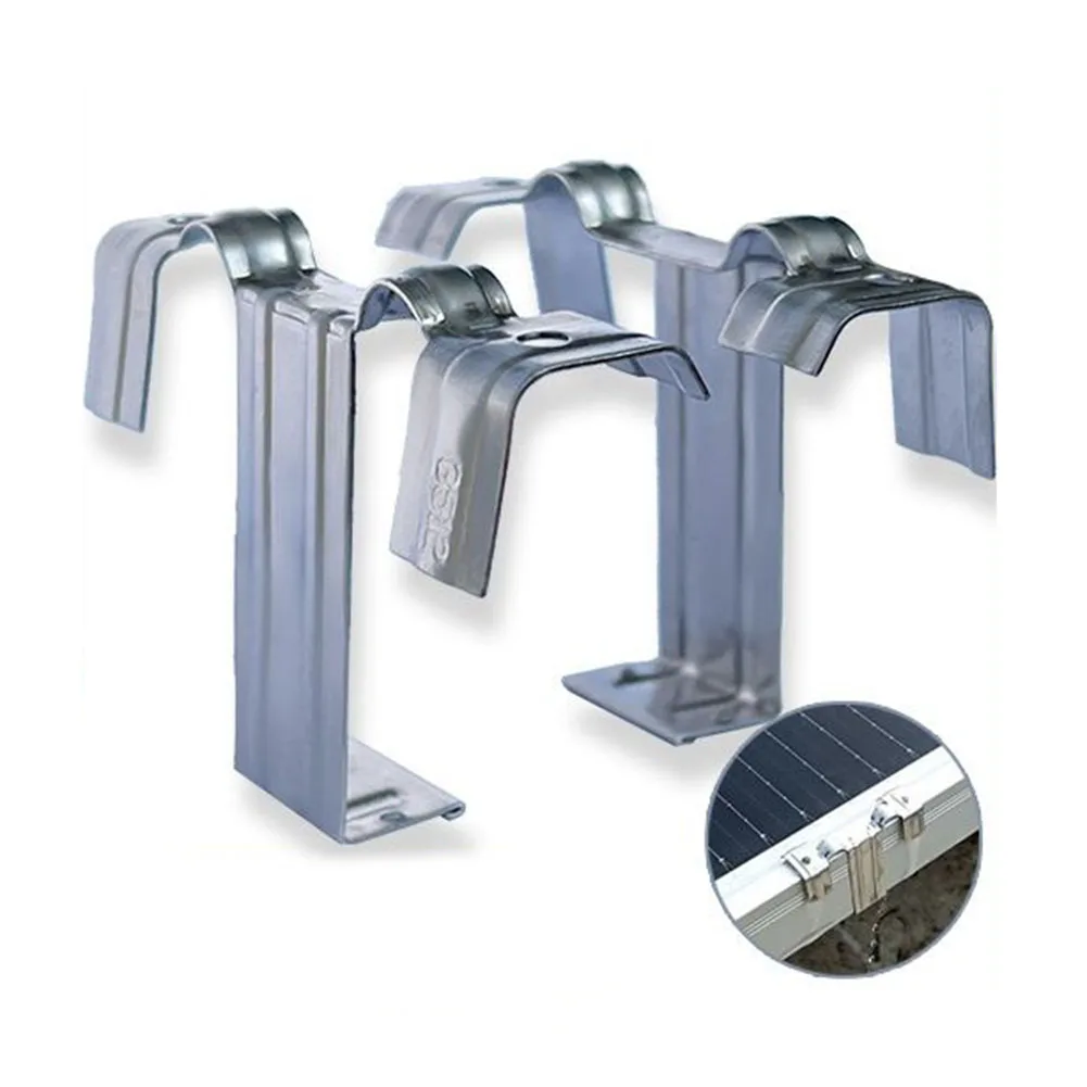 10pcs Stainless Steel Solar Panel Photovoltaic Water Guide Clamp For 30/35/40 Mm Solar Panels Deflector Sludge Discharge Buckle
10pcs Stainless Steel Solar Panel Photovoltaic Water Guide Clamp For 30/35/40 Mm Solar Panels Deflector Sludge Discharge Buckle