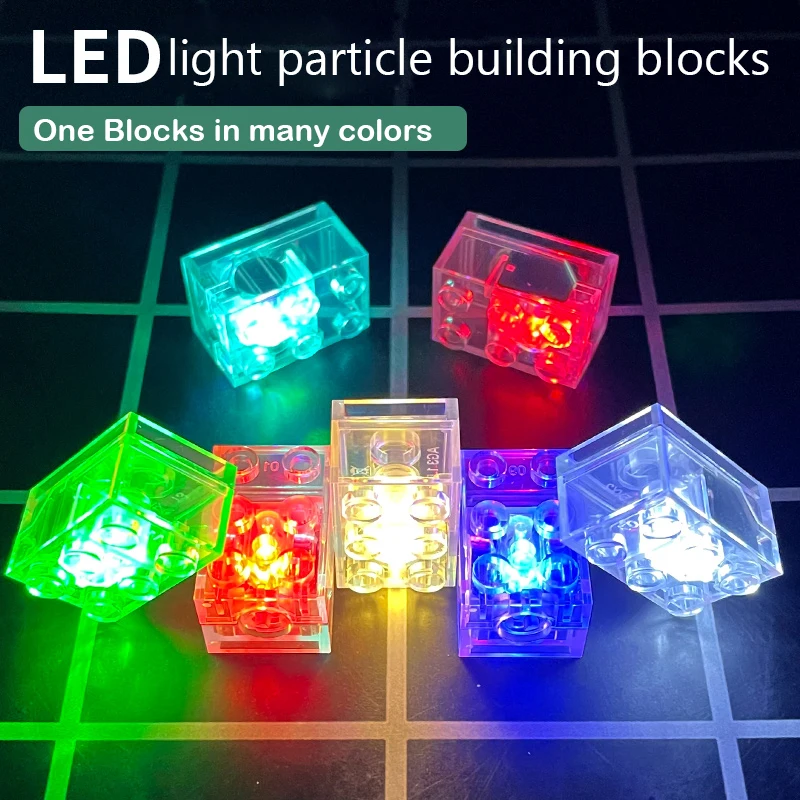 LED Light Up Set 2*3LED Colorful Lights Compatible with Small Blocks Building Light City Accessories Construction Toys For Gift
LED Light Up Set 2*3LED Colorful Lights Compatible with Small Blocks Building Light City Accessories Construction Toys For Gift