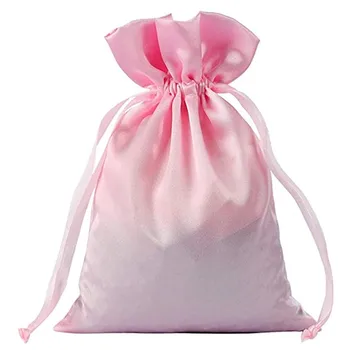 SheepSew 30 Pack 5x7 Inches 핑크 새틴 선물 가방, 보석 가방, Drawstring 주머니, 웨딩 가방, 베이비 샤워 가방, 실크 가방