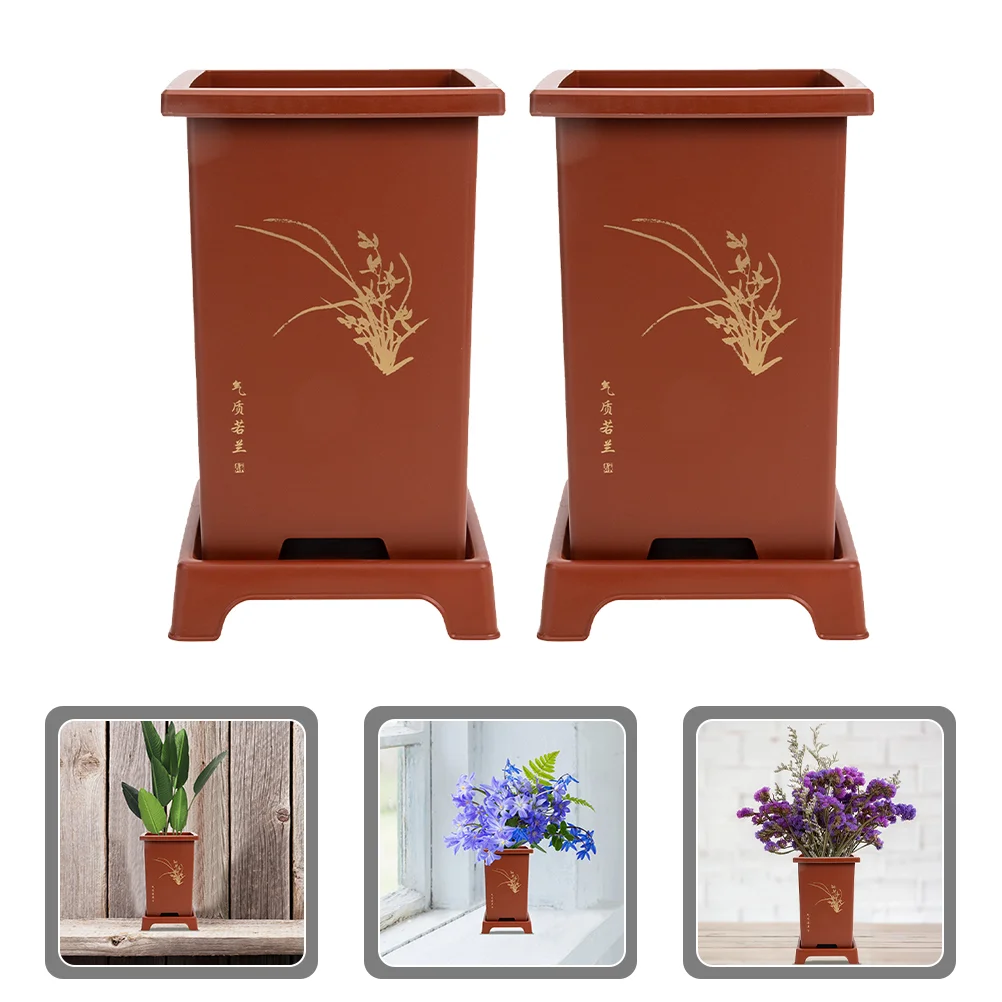 2 Sets Planter Pot Small Indoor Plants Spring Outdoor Planter Pot Breathable Planter Pot Simple Indoor Resin Holder
2 Sets Planter Pot Small Indoor Plants Spring Outdoor Planter Pot Breathable Planter Pot Simple Indoor Resin Holder