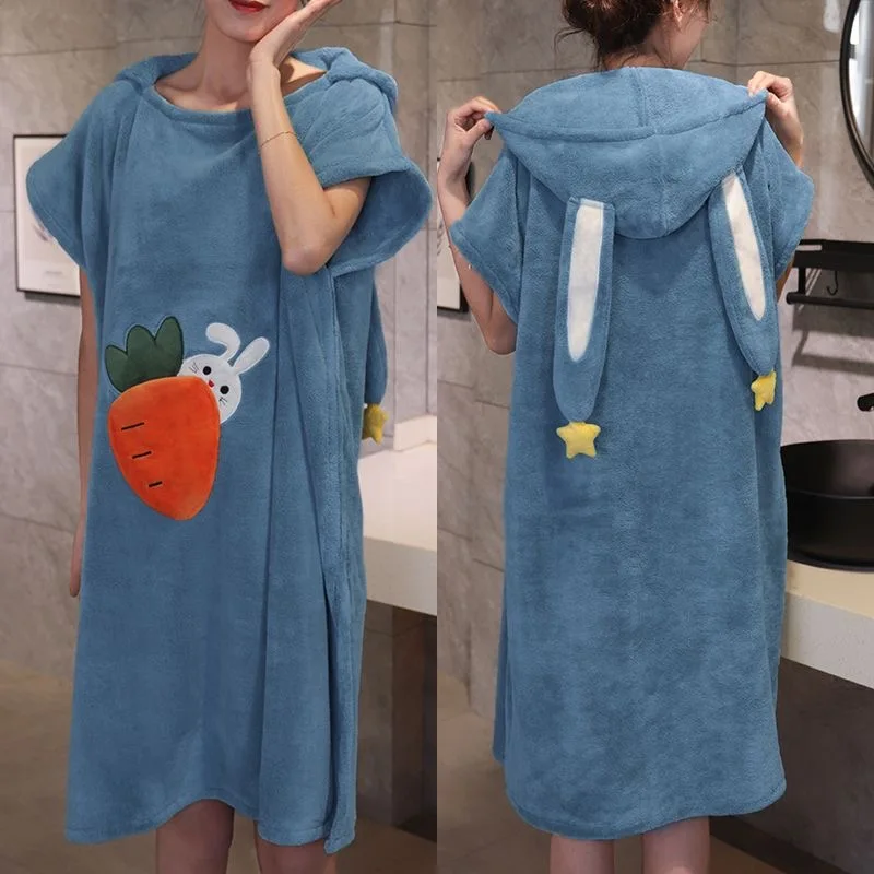 

Bathroom Women Microfiber Cloak Bath Towel Quick Dry Magic Beach Towels Soft Comfortable Wearable Bathrobes Household Towel Wrap
