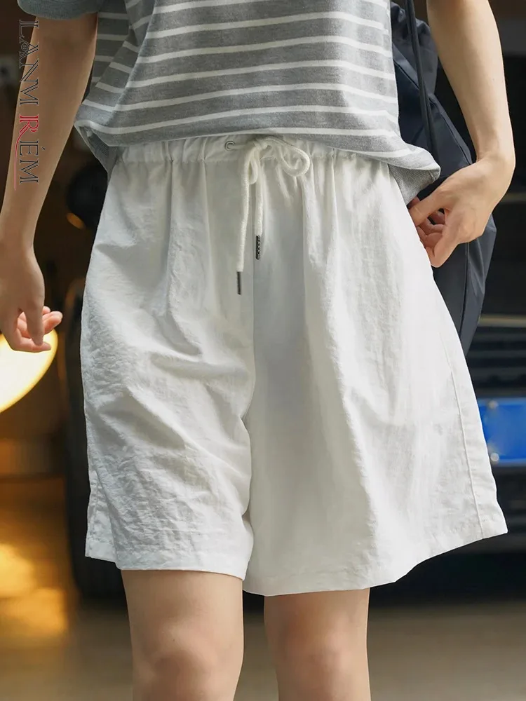 Шорты LANMREM женские с завязками, дизайнерские Однотонные эластичные свободные с завышенной талией и широкими штанинами, удобные, лето 2024
Шорты LANMREM женские с завязками, дизайнерские Однотонные эластичные свободные с завышенной талией и широкими штанинами, удобные, лето 2024