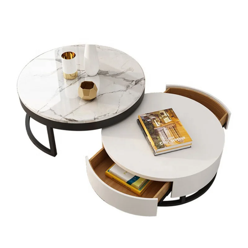 

Шкаф для чайного столика под заказ, современный чайный столик с новым дизайном из нержавеющей стали в скандинавском стиле, круглый металлический золотой роскошный центральный мрамор