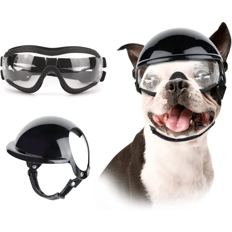 Dog Helmet and Sunglasses for Dogs, UV Protection Dog Glasses Sport Hat for Pet Dog Glasses Motorcycle Hard Safety Hat
Dog Helmet and Sunglasses for Dogs, UV Protection Dog Glasses Sport Hat for Pet Dog Glasses Motorcycle Hard Safety Hat