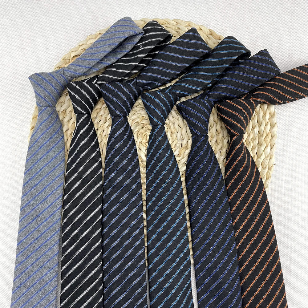 6cm Cotton Striped Neckties Narrow Soft Navy Ties For Men Daily Banquet Suit Cravat Tuxedo Neckwear Accessories Wedding Gravata
6cm Cotton Striped Neckties Narrow Soft Navy Ties For Men Daily Banquet Suit Cravat Tuxedo Neckwear Accessories Wedding Gravata