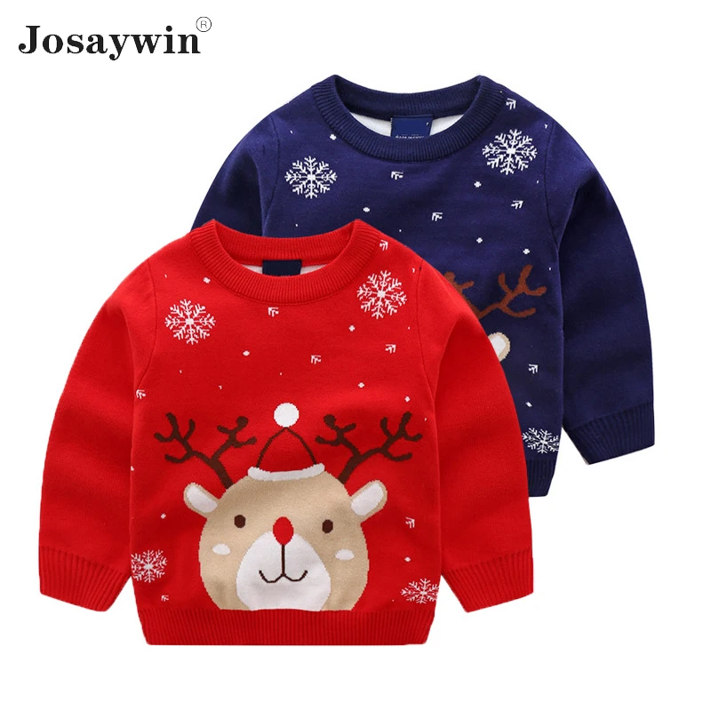 Christmas Deer Sweater Boys Girl Kids Children Jumpers Knitted Sweater Pullover Girl Sweater Festival New Year Costume Sweater
Christmas Deer Sweater Boys Girl Kids Children Jumpers Knitted Sweater Pullover Girl Sweater Festival New Year Costume Sweater