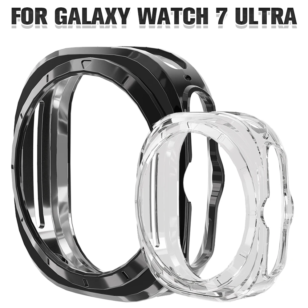Plating Case for Samsung Galaxy Watch 7 Ultra 47Mm Protector TPU Hard All-Around Protective Bumper Shell for Watch 7 47mm Cover
Plating Case for Samsung Galaxy Watch 7 Ultra 47Mm Protector TPU Hard All-Around Protective Bumper Shell for Watch 7 47mm Cover