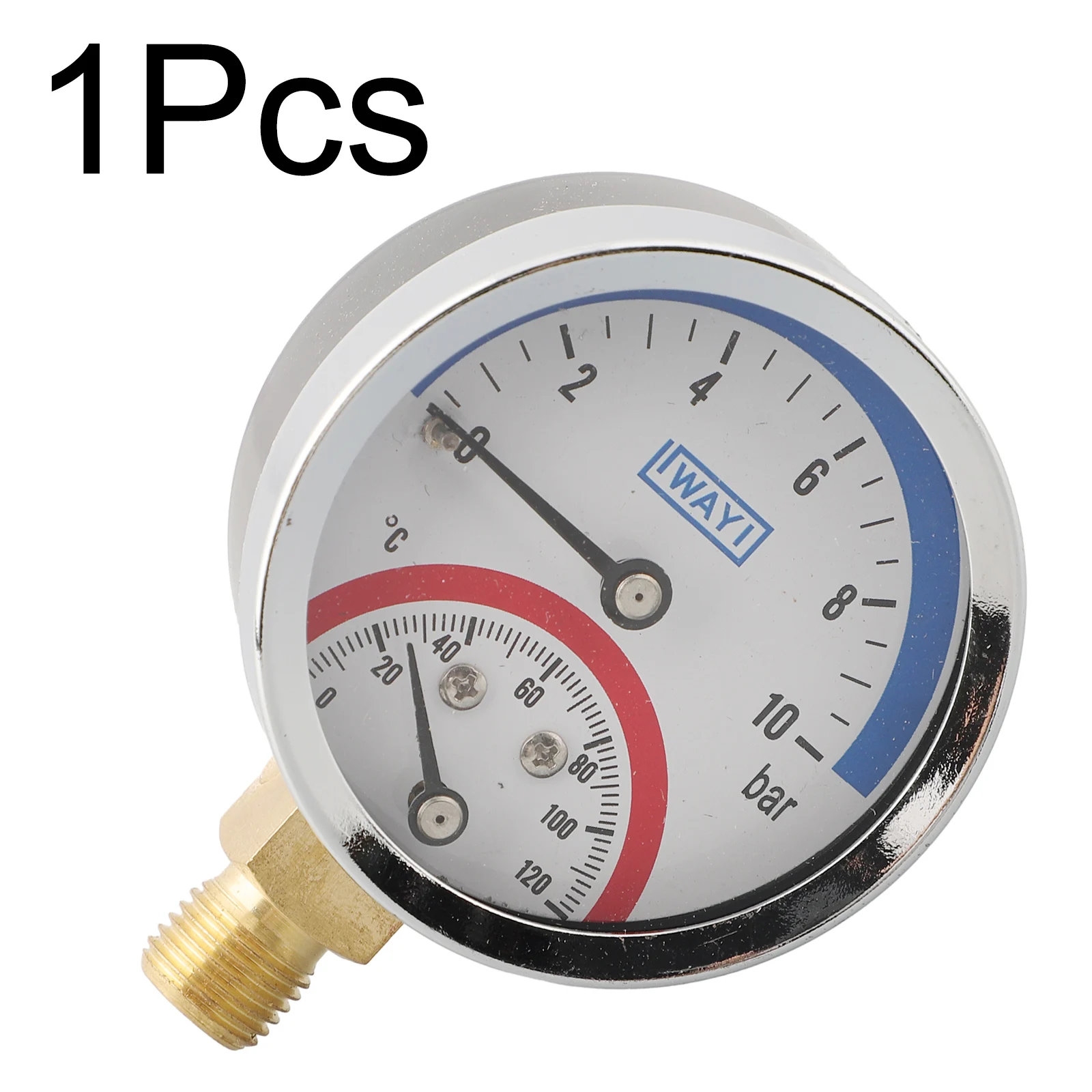 Thermo Manometer Pressure Gauge 12 3mm Entry 120° C For Floor Heating G1/4 Thread Plastics Weather 0-10bar 1 Pcs
Thermo Manometer Pressure Gauge 12 3mm Entry 120° C For Floor Heating G1/4 Thread Plastics Weather 0-10bar 1 Pcs