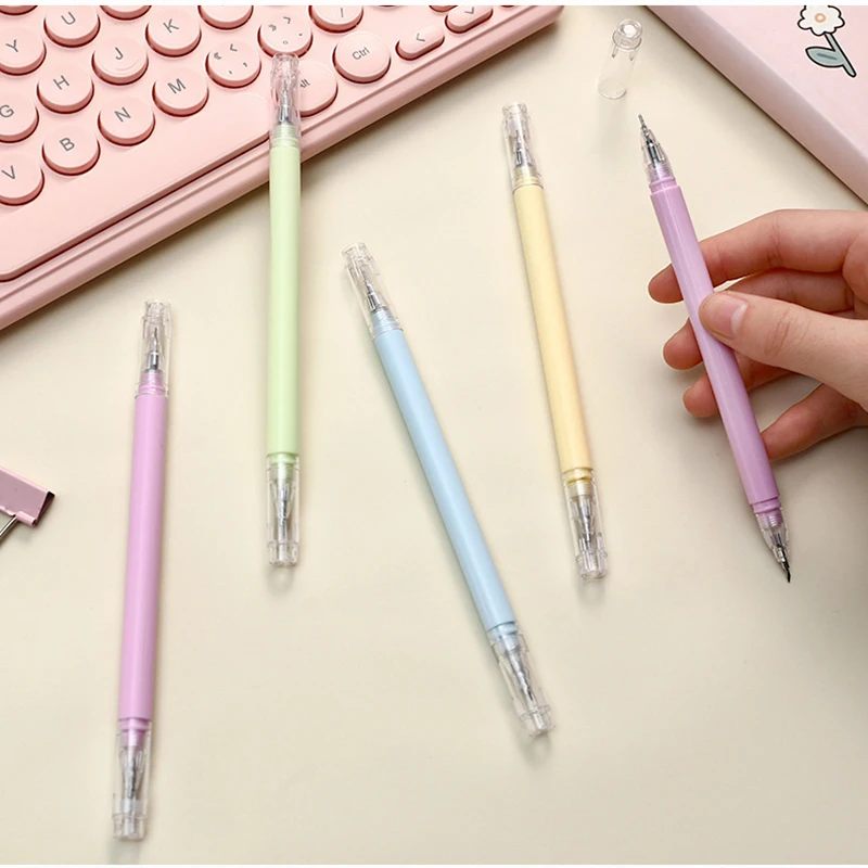 DIY Double Head Gel Pen Art Knife Multi-function Writing Handwork Dual-purpose Pen-shaped Cutting Knife Portable Utility
DIY Double Head Gel Pen Art Knife Multi-function Writing Handwork Dual-purpose Pen-shaped Cutting Knife Portable Utility