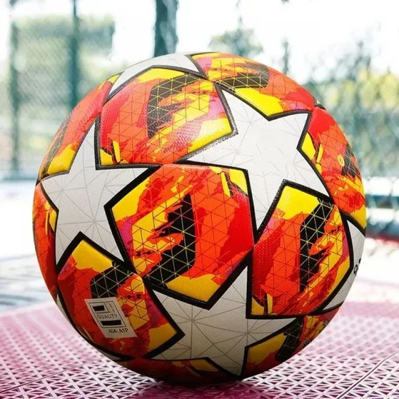 

Высококачественные футбольные мячи, официальный размер 5, из полиуретана, бесшовные, для гол-команды, игры на открытом воздухе, футбольные тренировочные мячи