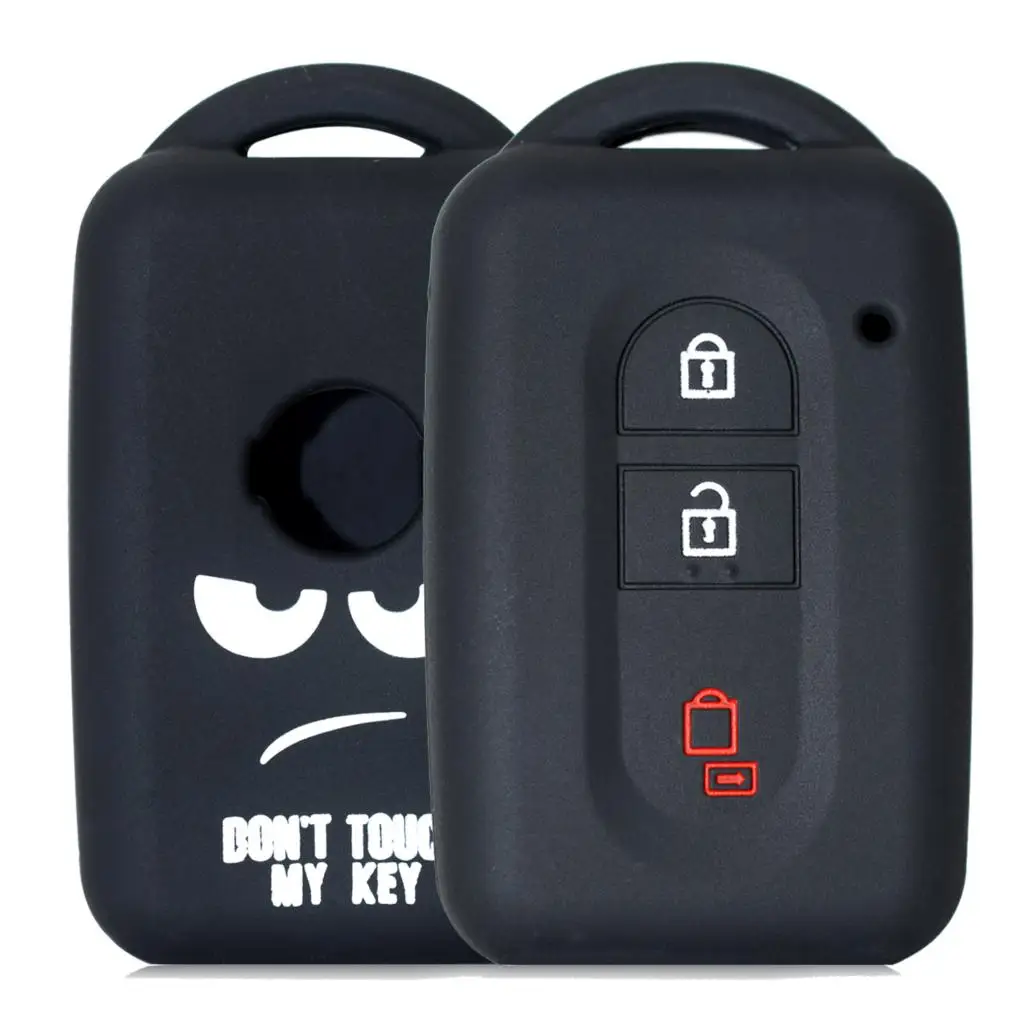 Silicone Remote Key Fob Shell Cover Case For Nissan Qashqai Micra Juke X-Trail Tiida Navara Note Pathfinder Key Chain 3 Button
Silicone Remote Key Fob Shell Cover Case For Nissan Qashqai Micra Juke X-Trail Tiida Navara Note Pathfinder Key Chain 3 Button
