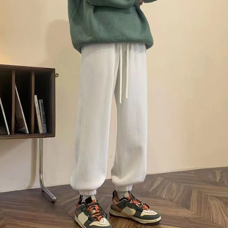 Rimocy Autumn Winter Women Casual Sports Pants Lace Up Fleece Warm Sweatpants Woman Elastic Waist Baggy Joggers Trousers Female
Rimocy Autumn Winter Women Casual Sports Pants Lace Up Fleece Warm Sweatpants Woman Elastic Waist Baggy Joggers Trousers Female