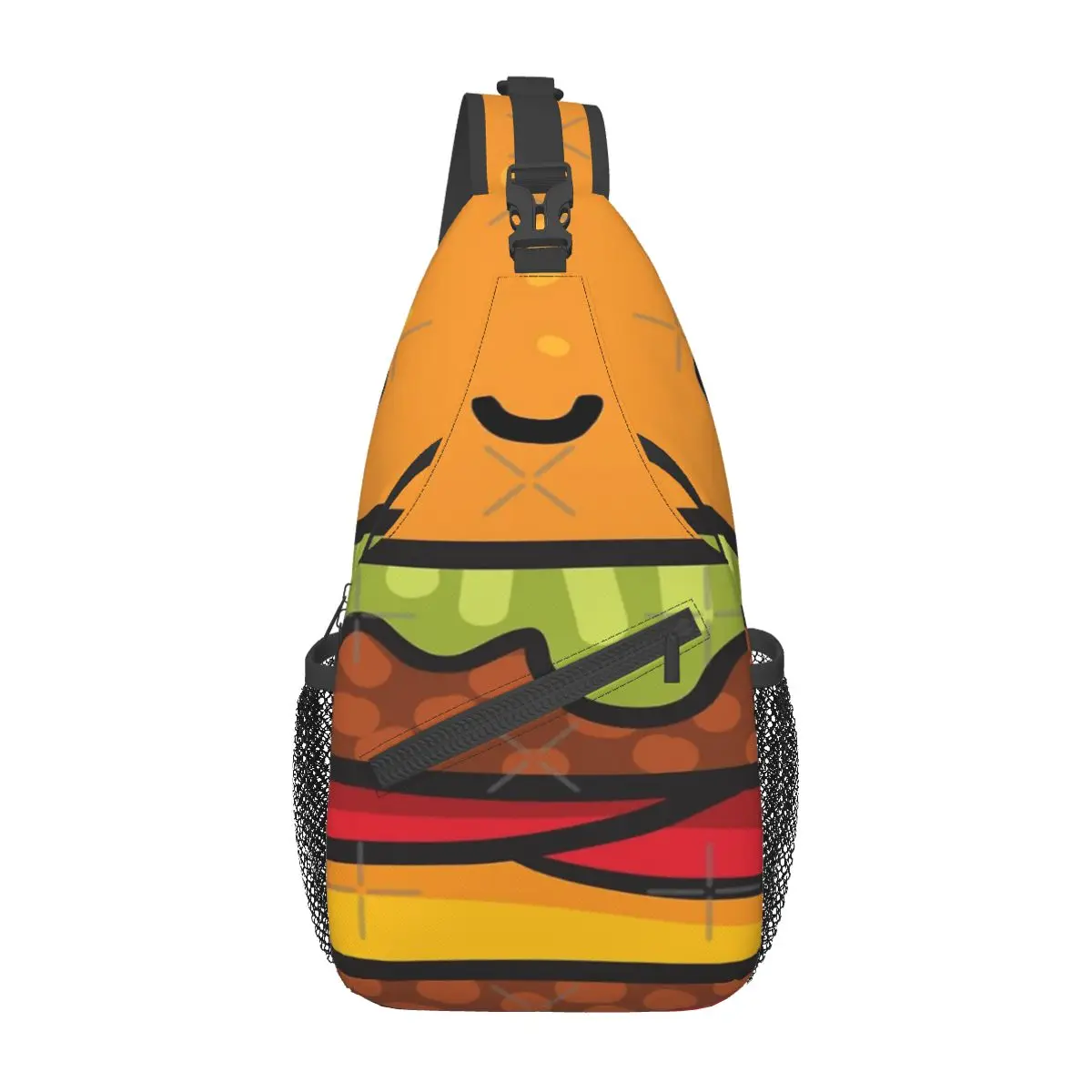 Cute Burger Hamburger Fast Food Chest Bag Fashionable With Zipper Mesh Bag School Nice gift Customizable
Cute Burger Hamburger Fast Food Chest Bag Fashionable With Zipper Mesh Bag School Nice gift Customizable