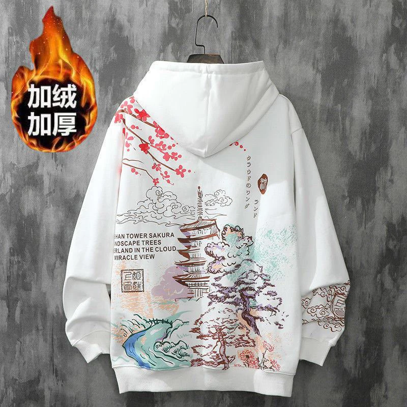 Autumn Winter Chinese Style Oversized Printed Loose Casual Hoodies Homme Harajuku Y2K Fashion Hooded Pullover Top Men's Clothing
Autumn Winter Chinese Style Oversized Printed Loose Casual Hoodies Homme Harajuku Y2K Fashion Hooded Pullover Top Men's Clothing