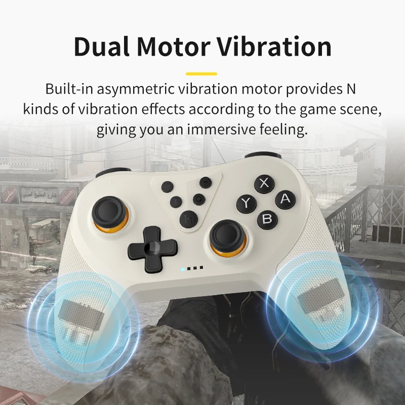 

Aolion Wireless Pro Controller Joystick For Nintendo Switch/OLED/Lite Turbo Function Double Vibration Gamepad For NS Accessories