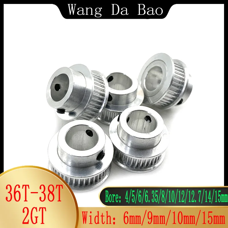 3D Printer Accessories 2gt Synchronous Belt Pulley 36-38 Teeth Inner Hole 4/5/6/6.35/8/10/12/12.7mm Bandwidth 6/9/10/15mm
3D Printer Accessories 2gt Synchronous Belt Pulley 36-38 Teeth Inner Hole 4/5/6/6.35/8/10/12/12.7mm Bandwidth 6/9/10/15mm
