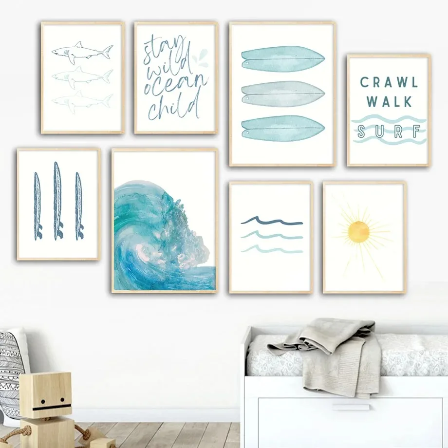Summer Surf Shark Fish Waves Sun Sea Quote Wall Art Canvas Painting Nordic Posters And Prints Wall Pictures Baby Kids Room Decor
Summer Surf Shark Fish Waves Sun Sea Quote Wall Art Canvas Painting Nordic Posters And Prints Wall Pictures Baby Kids Room Decor