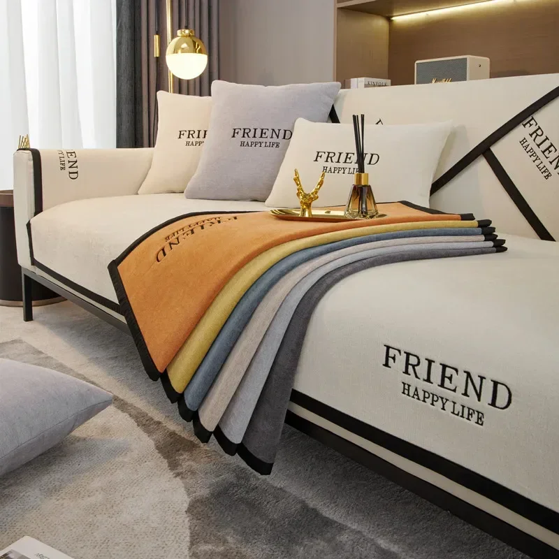 Luxury Chenille Sofa Cushion for Living Room Non-slip Sofas Towel Couch Cover Corner Sofa Towels Seat Pad Home Protection Covers
Luxury Chenille Sofa Cushion for Living Room Non-slip Sofas Towel Couch Cover Corner Sofa Towels Seat Pad Home Protection Covers