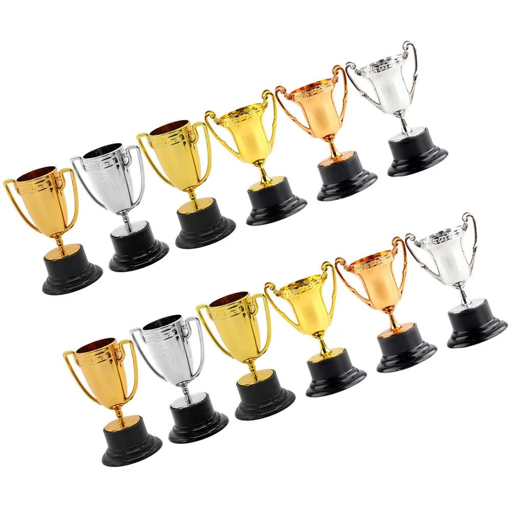 

12 Pcs Trophy Decoration Ornaments The Gift Party Celebration Cup for Kindergarten