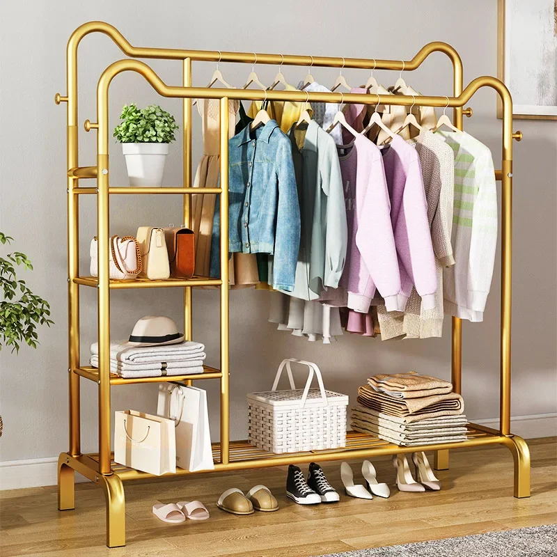 Clothing Store Drying Rack Floor Indoor Drying Rack Balcony Bedroom Hanging Clothes Rack Home Double Rod Coat Rack
Clothing Store Drying Rack Floor Indoor Drying Rack Balcony Bedroom Hanging Clothes Rack Home Double Rod Coat Rack