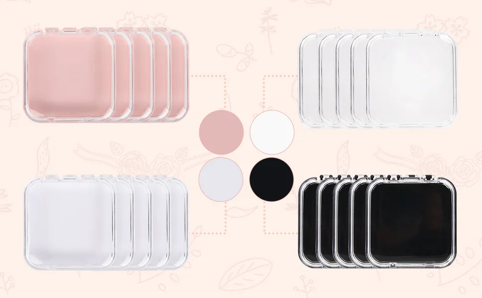 Storage Box Cosmetic Storage Box Transparent Stripe Rectangular Cover Dust Proof Handmade Nail Sealed Table Top Packaging Box 12 S82b055d4776c4ab282a1b40ca20758962