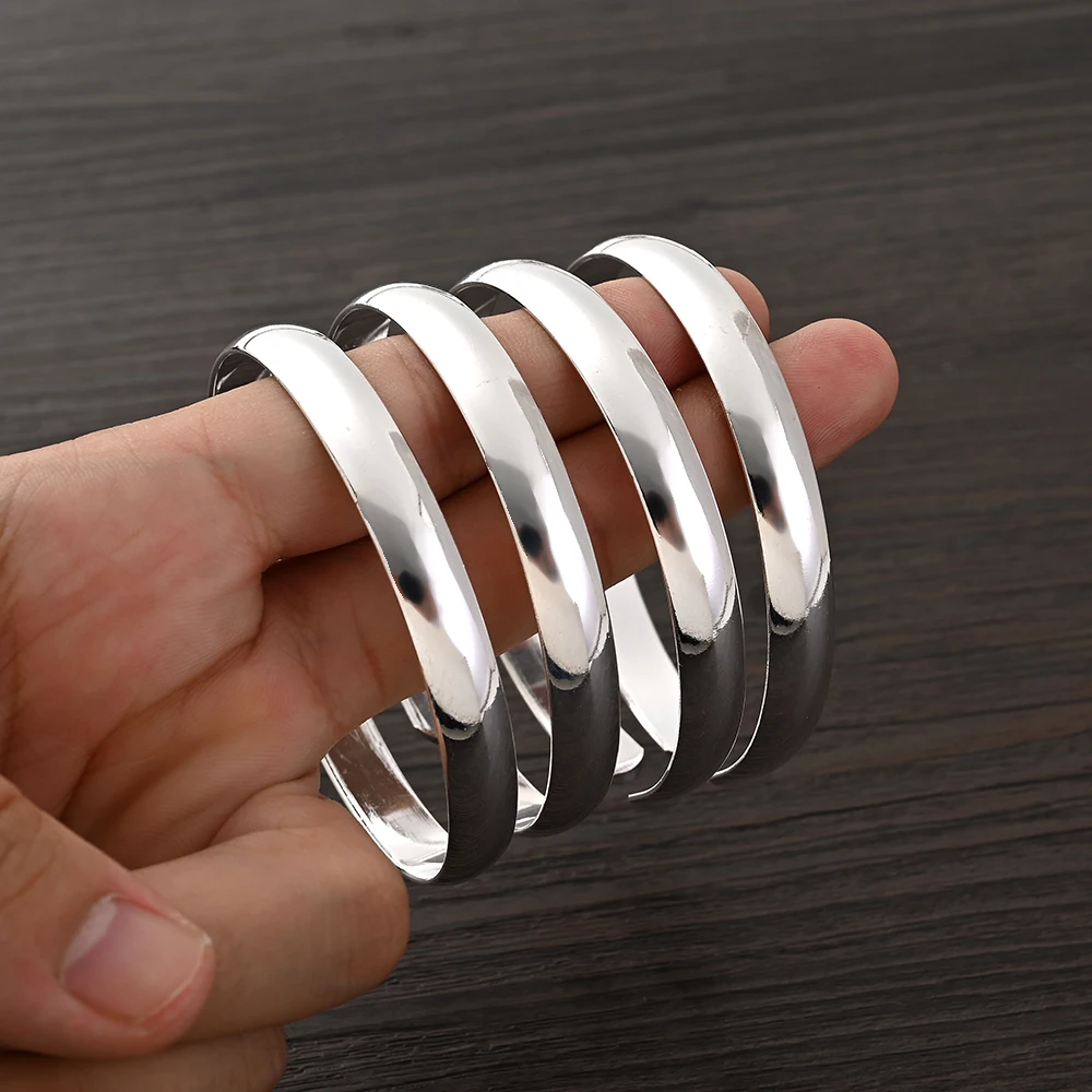 4PCS Nicely Silver Plated Wedding Jewelry Cuff Bangles Ethiopian Dubai Bracelets Women Birthday Paty Gifts
4PCS Nicely Silver Plated Wedding Jewelry Cuff Bangles Ethiopian Dubai Bracelets Women Birthday Paty Gifts