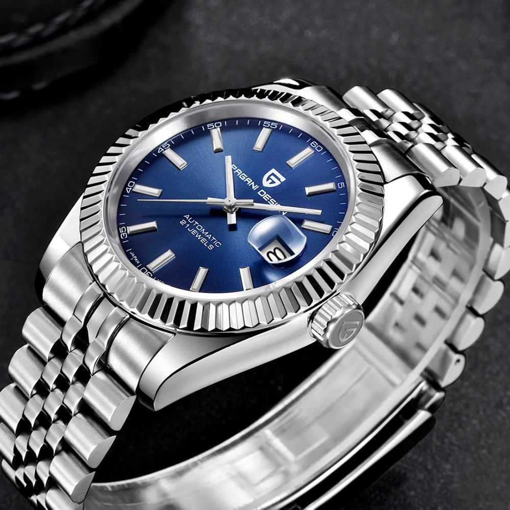 PAGANI DESIGN Man Automatic Watch Top Brand Luxury Mechanical Watch Stainless Steel 100M Waterproof Watch Men Clock Reloj Hombre PAGANI DESIGN Man Automatic Watch Top Brand Luxury Mechanical Watch Stainless Steel 100M Waterproof Watch Men Clock Reloj Hombre