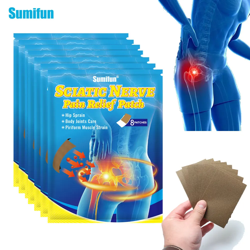 8/24/32/56pcs Sciatica Patch Hip Bone Nerve Pain Relief Sticker Crotch Piriformis Painkiller Arthritis Rheumatism MedicalPlaster
8/24/32/56pcs Sciatica Patch Hip Bone Nerve Pain Relief Sticker Crotch Piriformis Painkiller Arthritis Rheumatism MedicalPlaster