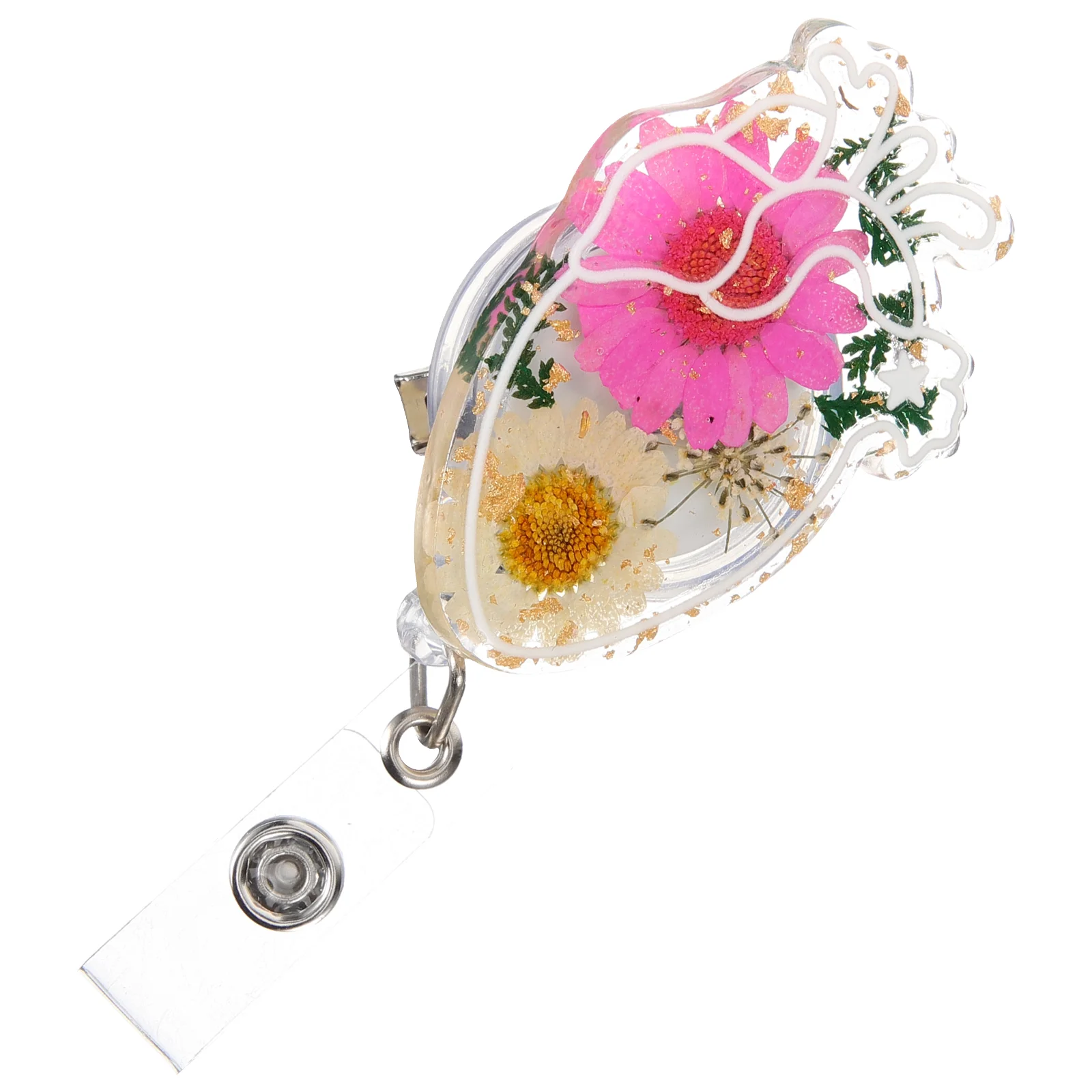ID Buckle Card Clips Pediatric Nurse Badge Reel Girls Holder Gift Retractable Multi-function Portable Dried Flower
ID Buckle Card Clips Pediatric Nurse Badge Reel Girls Holder Gift Retractable Multi-function Portable Dried Flower