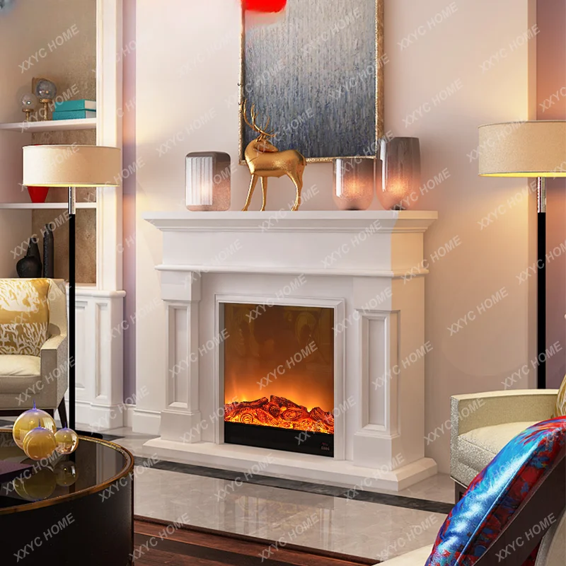 Simple European-Style Solid Wood Electric Fireplace Decorative Cabinet American Living Room Simulation Fire Heating Stove
Simple European-Style Solid Wood Electric Fireplace Decorative Cabinet American Living Room Simulation Fire Heating Stove