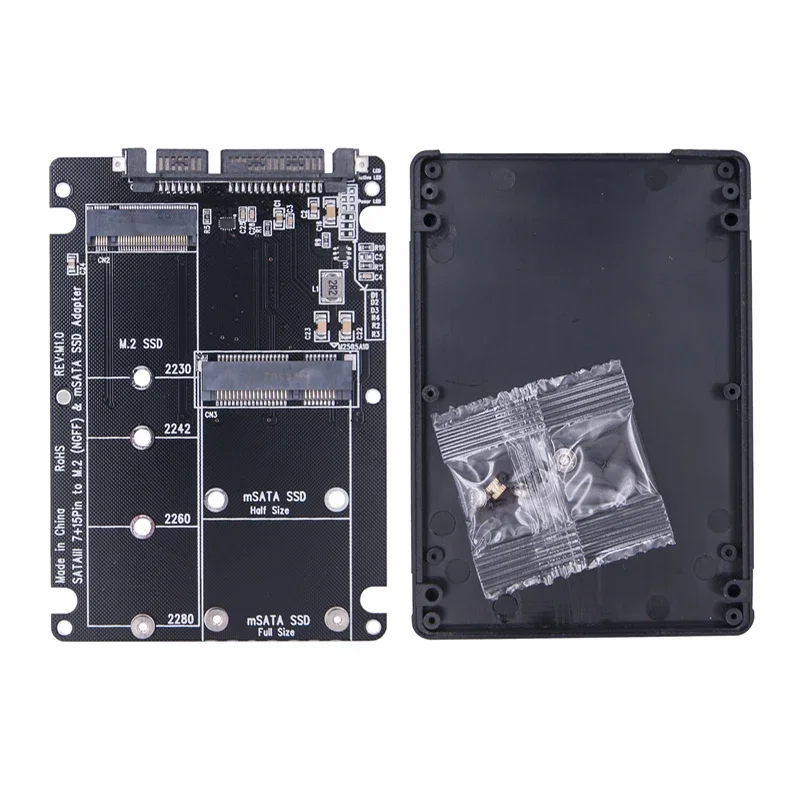 M.2 SATA B Key SSD mSATA SSD to SATA 3.0 2.5inch Adapter Card Riser Converter mSATA M2 to SATA3.0 6Gbps Mobile Box for PC Laptop
M.2 SATA B Key SSD mSATA SSD to SATA 3.0 2.5inch Adapter Card Riser Converter mSATA M2 to SATA3.0 6Gbps Mobile Box for PC Laptop
