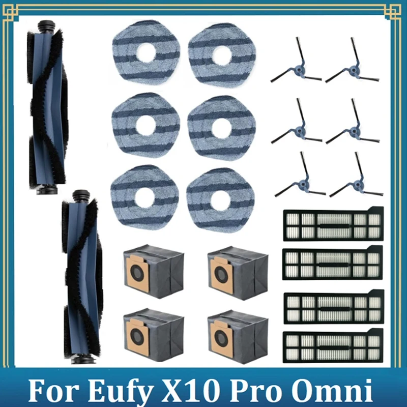 22 шт., Сменные аксессуары для робота-пылесоса Eufy X10 Pro
22 шт., Сменные аксессуары для робота-пылесоса Eufy X10 Pro