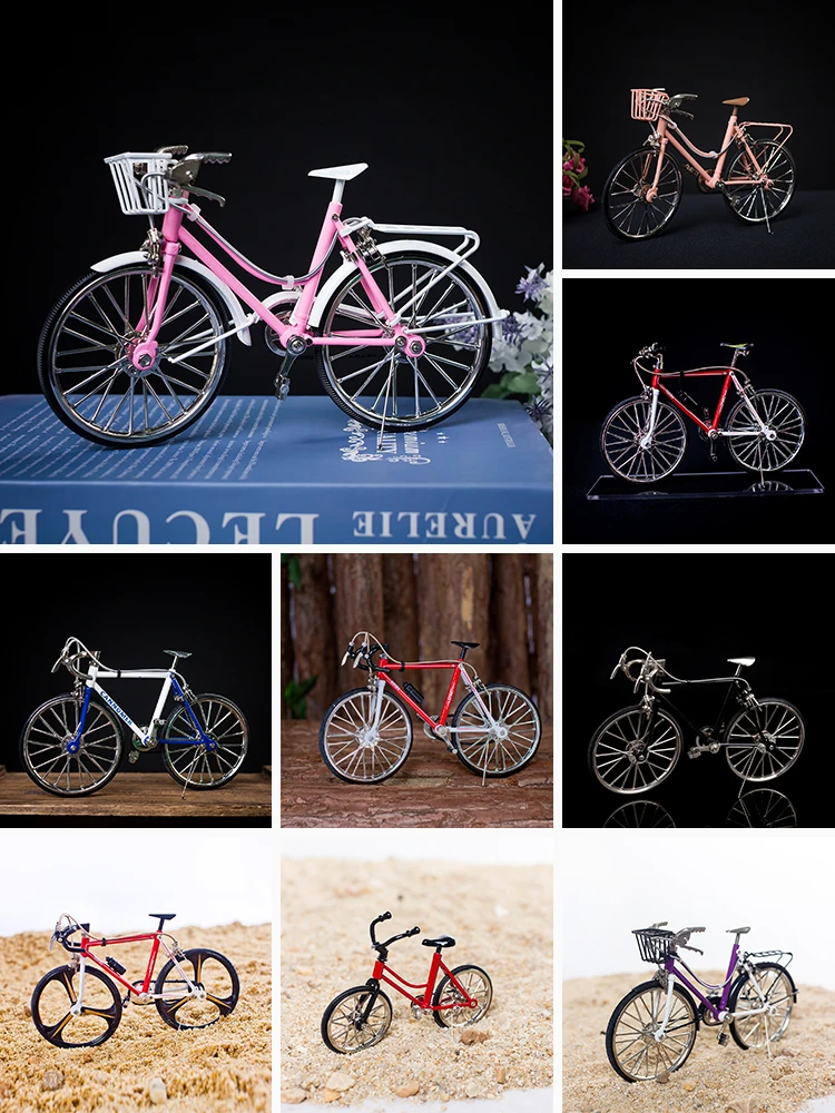 Simulation Bicycle Model Collection Alloy Bicycle Model Doll Accessories Soldier Props Children's Gifts Office Desk Decoration
Simulation Bicycle Model Collection Alloy Bicycle Model Doll Accessories Soldier Props Children's Gifts Office Desk Decoration