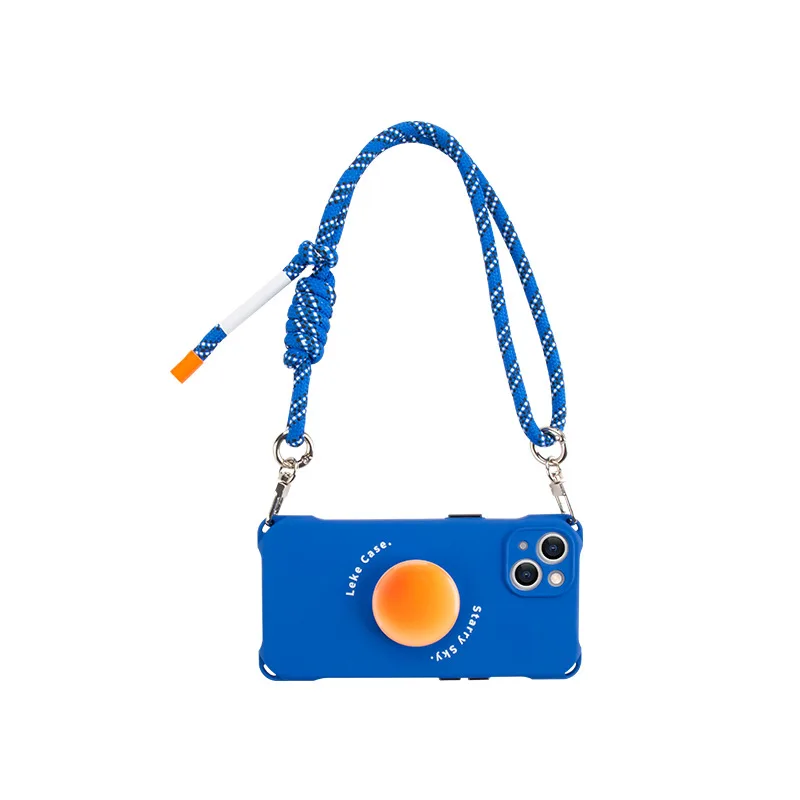 Klein Blue with Four Corner Holes Mobile Phone Case with Lanyard and Lazy Bracket Compatible with For IPhone 14, 13/12 Pro
Klein Blue with Four Corner Holes Mobile Phone Case with Lanyard and Lazy Bracket Compatible with For IPhone 14, 13/12 Pro