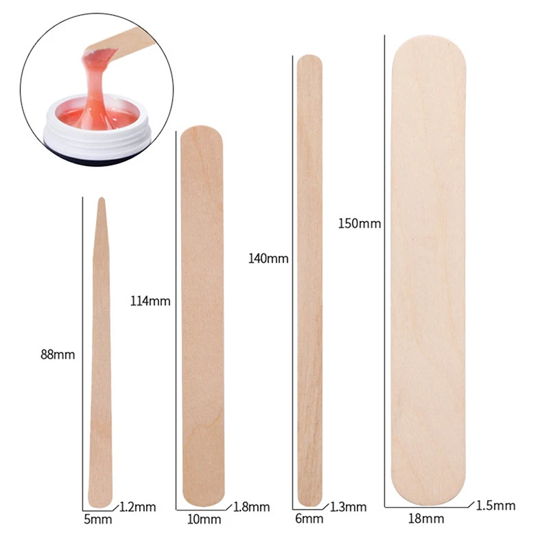 100PCS Woman Wooden Hair Removal Stick Disposable Depilation Spatula Wax Sticks Wood Face Eyebrows Waxing Spatula Beauty Tool
100PCS Woman Wooden Hair Removal Stick Disposable Depilation Spatula Wax Sticks Wood Face Eyebrows Waxing Spatula Beauty Tool
