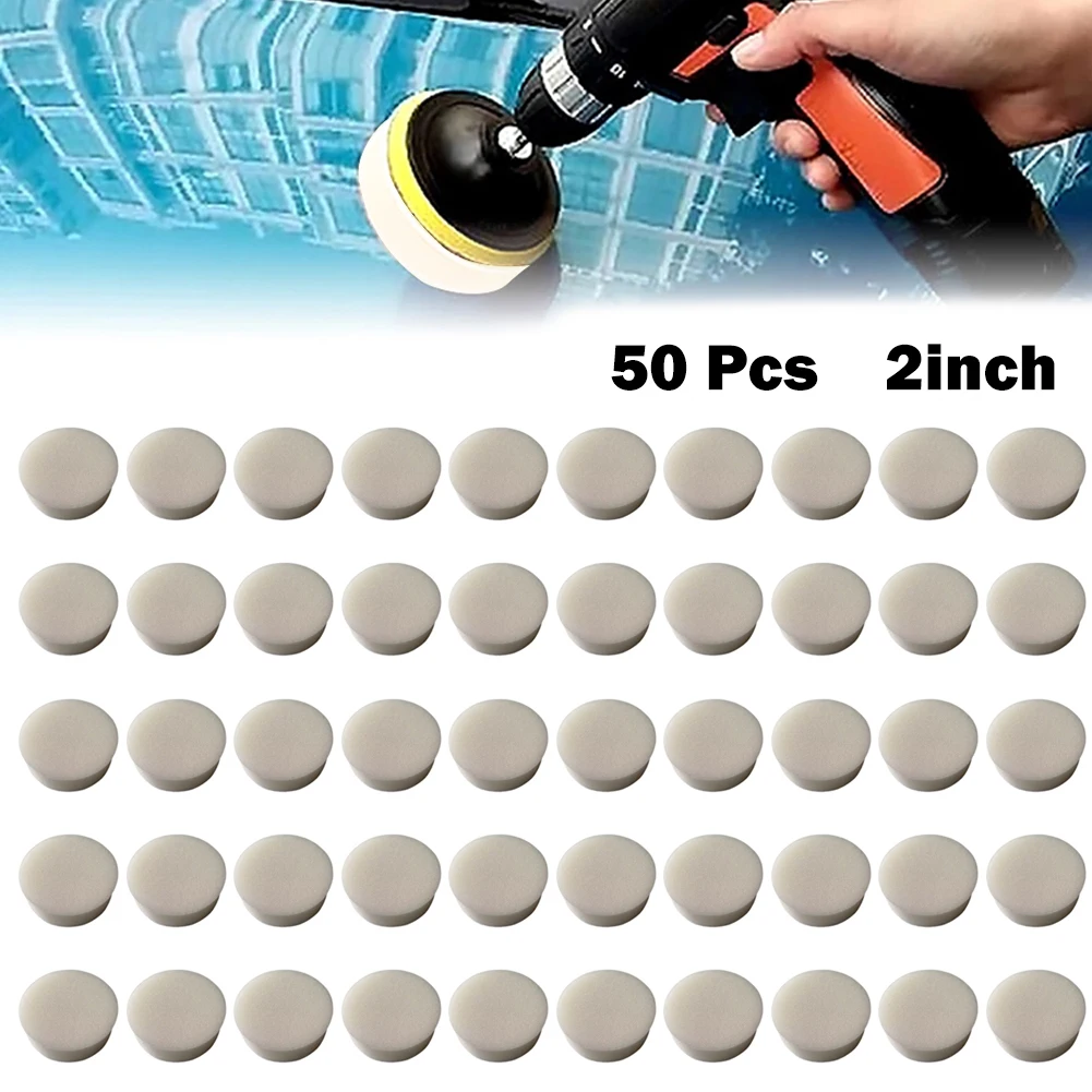 50PCS Sponge Buffing Pads Foam Polishing Pads 2inch Sanding Disc For Car Waxing Cup Grinding Wheels Polishing Pads Power Tools
50PCS Sponge Buffing Pads Foam Polishing Pads 2inch Sanding Disc For Car Waxing Cup Grinding Wheels Polishing Pads Power Tools
