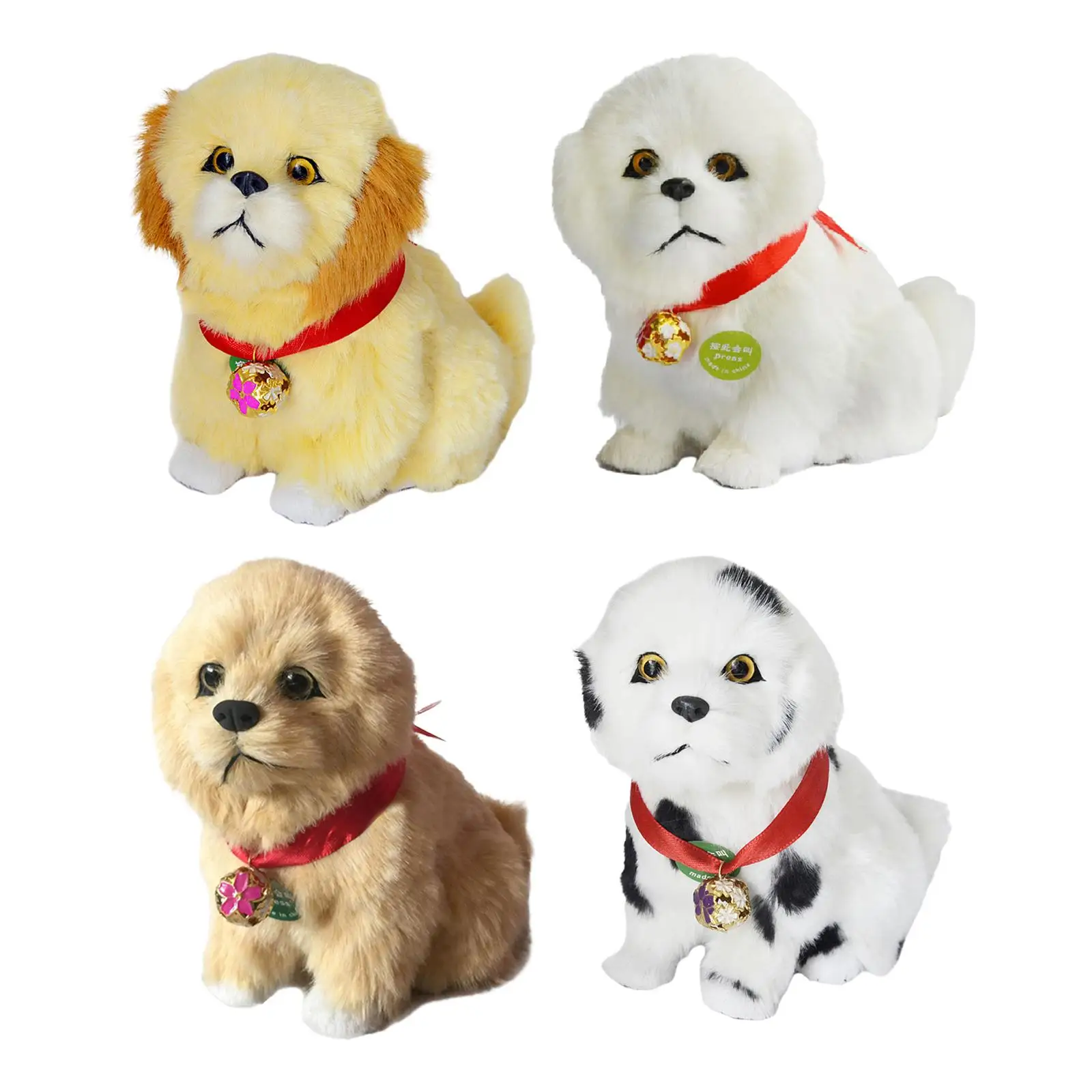 

Simulation Dog Model Lovely Adorable Lifelike Cute Present Pet Toy Pets Model Ornament for Home Living Room Home Car Ornaments