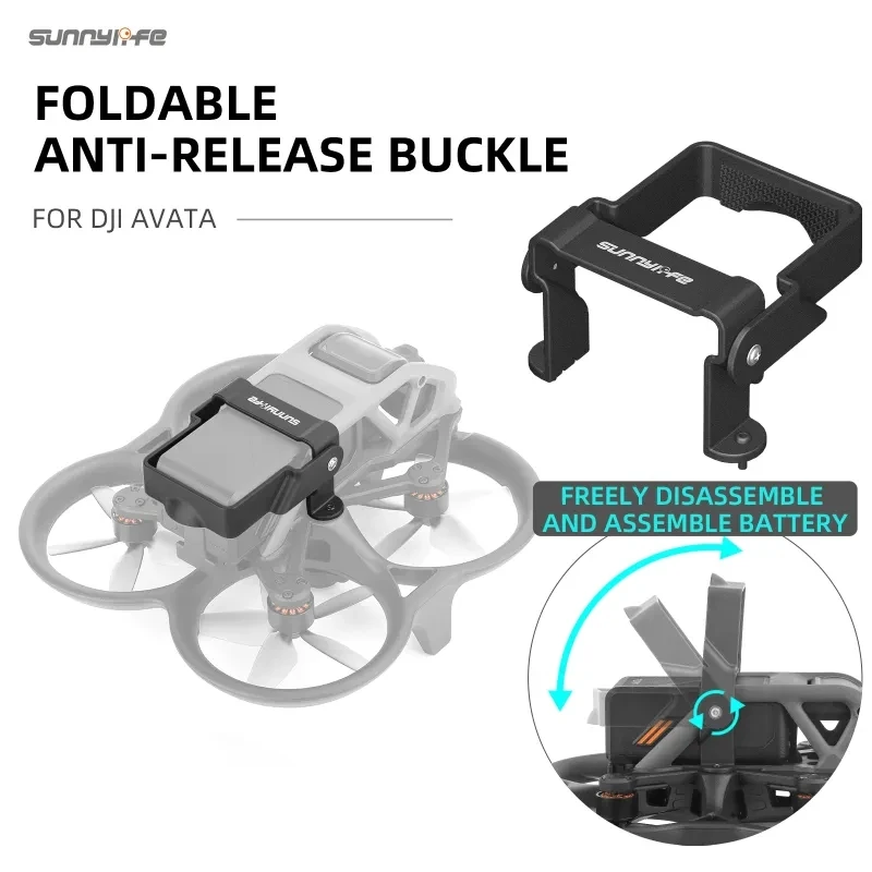 Battery Holder for DJI Avata Anti-Drop Battery Mount Foldable Lock Clamp Drone Accessories
Battery Holder for DJI Avata Anti-Drop Battery Mount Foldable Lock Clamp Drone Accessories