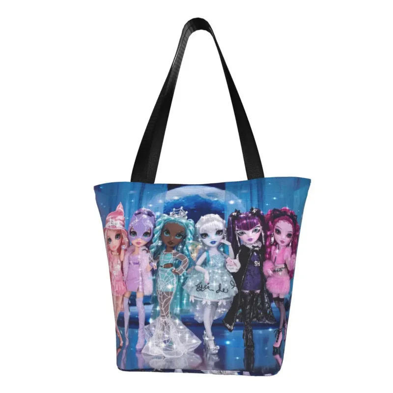 Recycling High Dolls Shopping Bag Women Canvas Shoulder Tote Bag Portable Anime Animated Grocery Shopper Bags
Recycling High Dolls Shopping Bag Women Canvas Shoulder Tote Bag Portable Anime Animated Grocery Shopper Bags