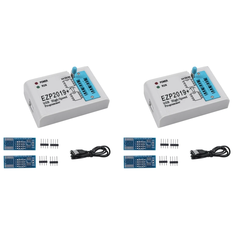 2X для высокоскоростного USB-программатора EZP2019 Spi 2011 с поддержкой 24 25 26 93 Eeprom 25 флеш-Bios
2X для высокоскоростного USB-программатора EZP2019 Spi 2011 с поддержкой 24 25 26 93 Eeprom 25 флеш-Bios