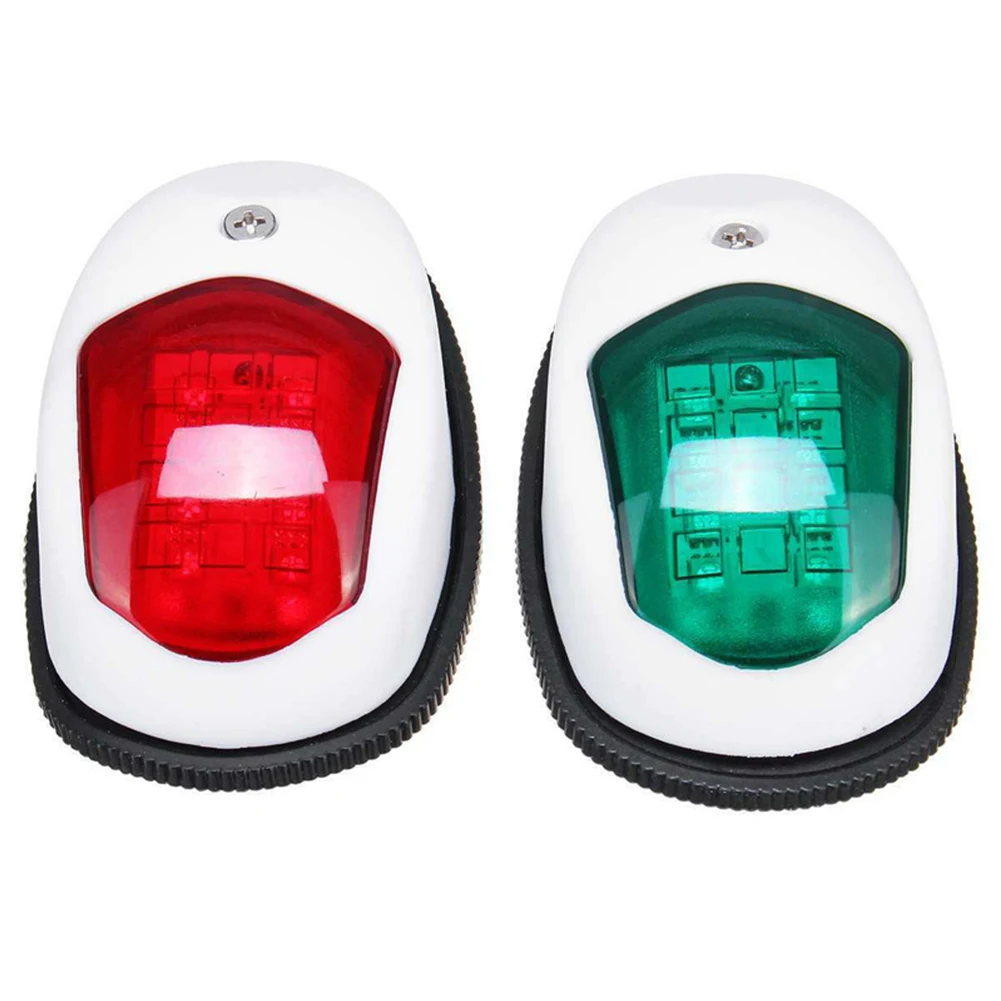 2Pcs Car Universal Marine Navigation Lights Starboard Lights Bow Lamp Red Green Sailing Light For Boat Pontoon Warning Light
2Pcs Car Universal Marine Navigation Lights Starboard Lights Bow Lamp Red Green Sailing Light For Boat Pontoon Warning Light