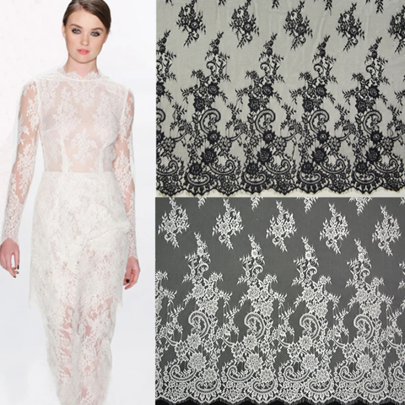 Eyelash Lace Fabric Thick Texture Soft Skin Friendly Diy Dress Top Vest Curtain Wedding Decoration Cloth Fashion Sewing Design
Eyelash Lace Fabric Thick Texture Soft Skin Friendly Diy Dress Top Vest Curtain Wedding Decoration Cloth Fashion Sewing Design
