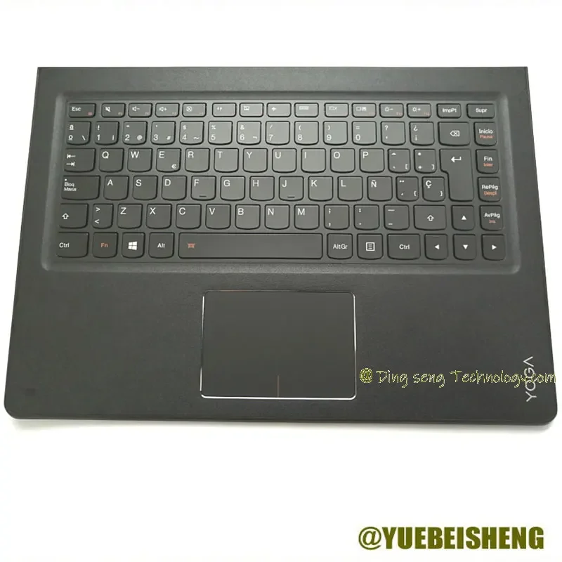 

NEW for Lenovo YOGA 4 PRO YOGA 900-13 900-13ISK palmrest SP Spainish keyboard Upper cover Case Backlit Touchpad 5CB0K48475