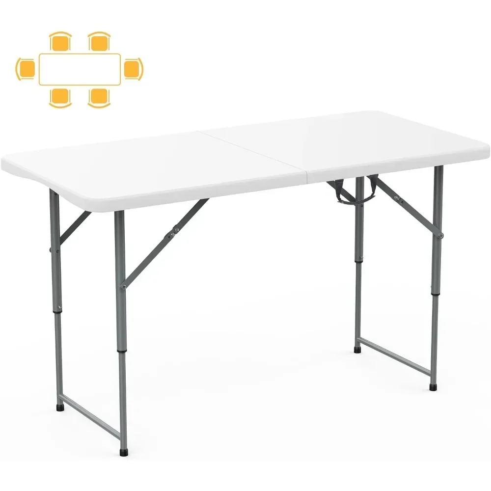 Outdoor TablesPatio Table, Folding Picnic Table 4/6/8 Foot Adjustable Height with Handle, Utility Craft Sewing Outdoor Tables
Outdoor TablesPatio Table, Folding Picnic Table 4/6/8 Foot Adjustable Height with Handle, Utility Craft Sewing Outdoor Tables