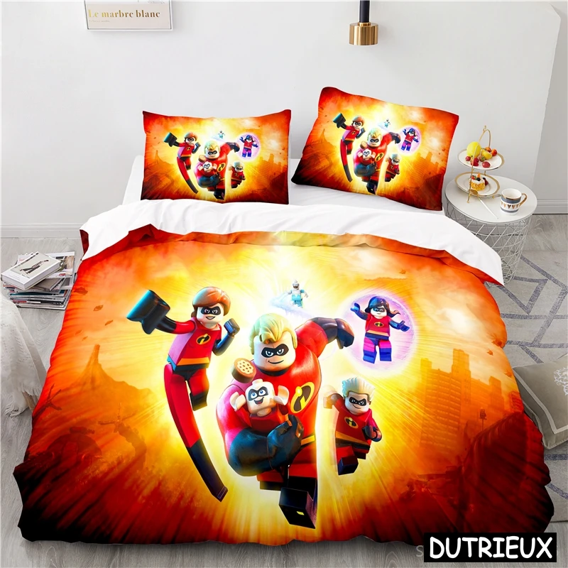 Disney The Incredibles 3D Bedding Set Kids Boys Girls Cartoon Duvet Cover Set Comforter Cover Pillowcase Home Textile Bedclothes
Disney The Incredibles 3D Bedding Set Kids Boys Girls Cartoon Duvet Cover Set Comforter Cover Pillowcase Home Textile Bedclothes
