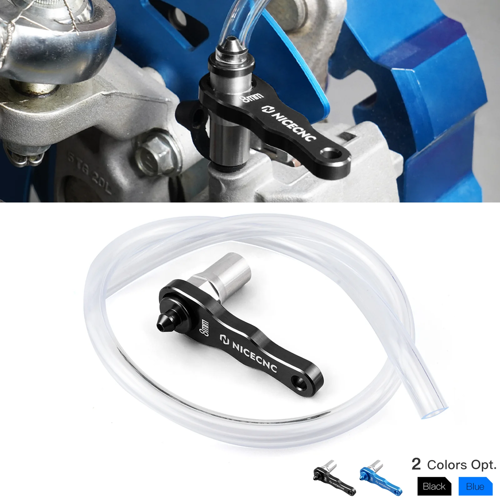 

Motorcycle 8mm Hydraulic Brake Clutch Bleeder Tool For KTM 125 250 300 350 450 500 530 EXC EXCF SX SXF XC XCF XCW XCFW TPI 6D