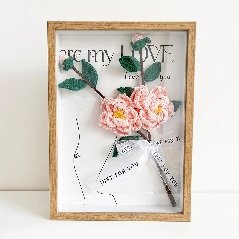 1pc Handmade Creative Photo Frame Tabletop Decoration with Simulated Camellia Bouquet Finished Home Desk Ornaments Friend Gift
1pc Handmade Creative Photo Frame Tabletop Decoration with Simulated Camellia Bouquet Finished Home Desk Ornaments Friend Gift