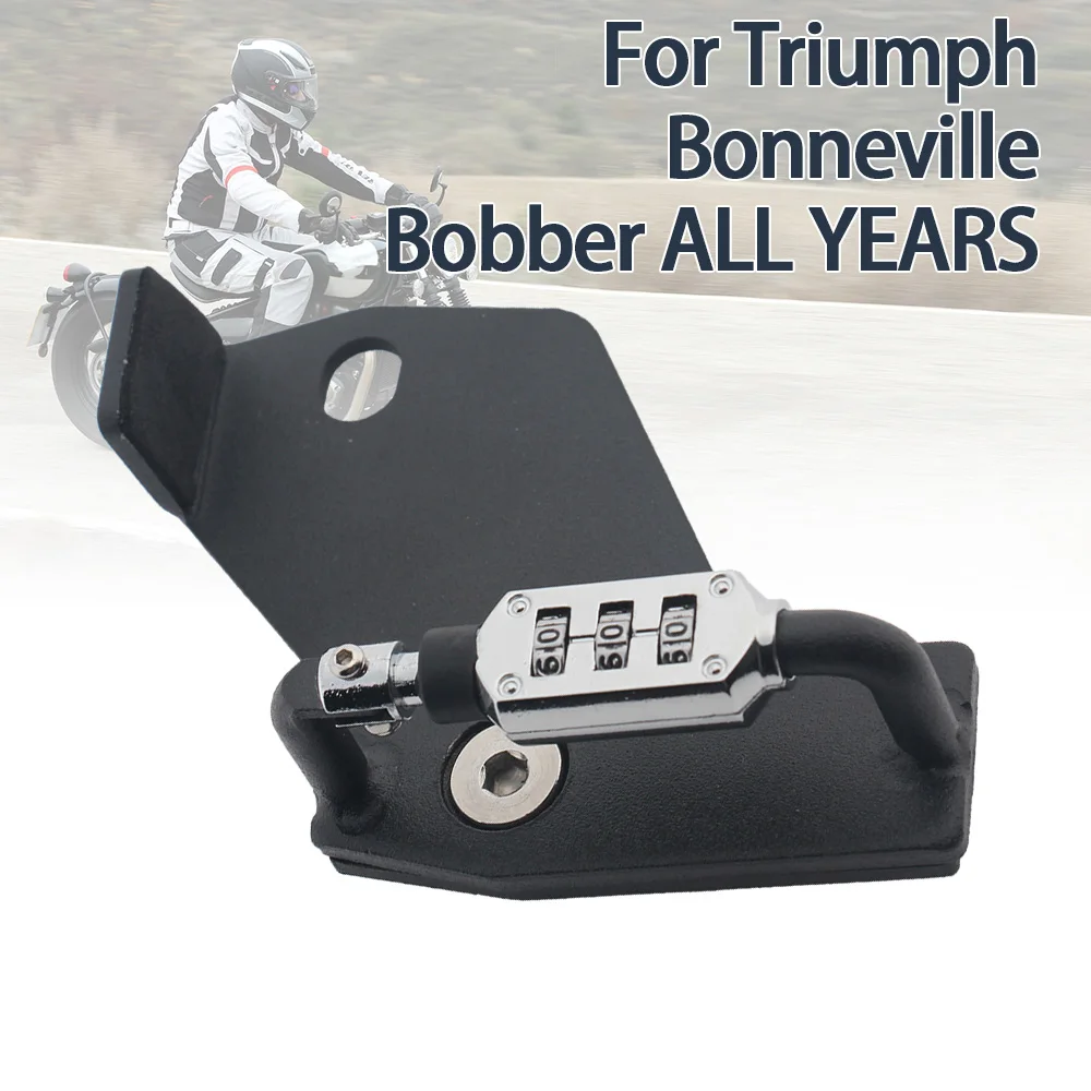 Замок для мотоциклетного шлема, защита от кражи, защита от коррозии, для шлема Bonneville Bobber, с паролем, для всех лет 
Замок для мотоциклетного шлема, защита от кражи, защита от коррозии, для шлема Bonneville Bobber, с паролем, для всех лет