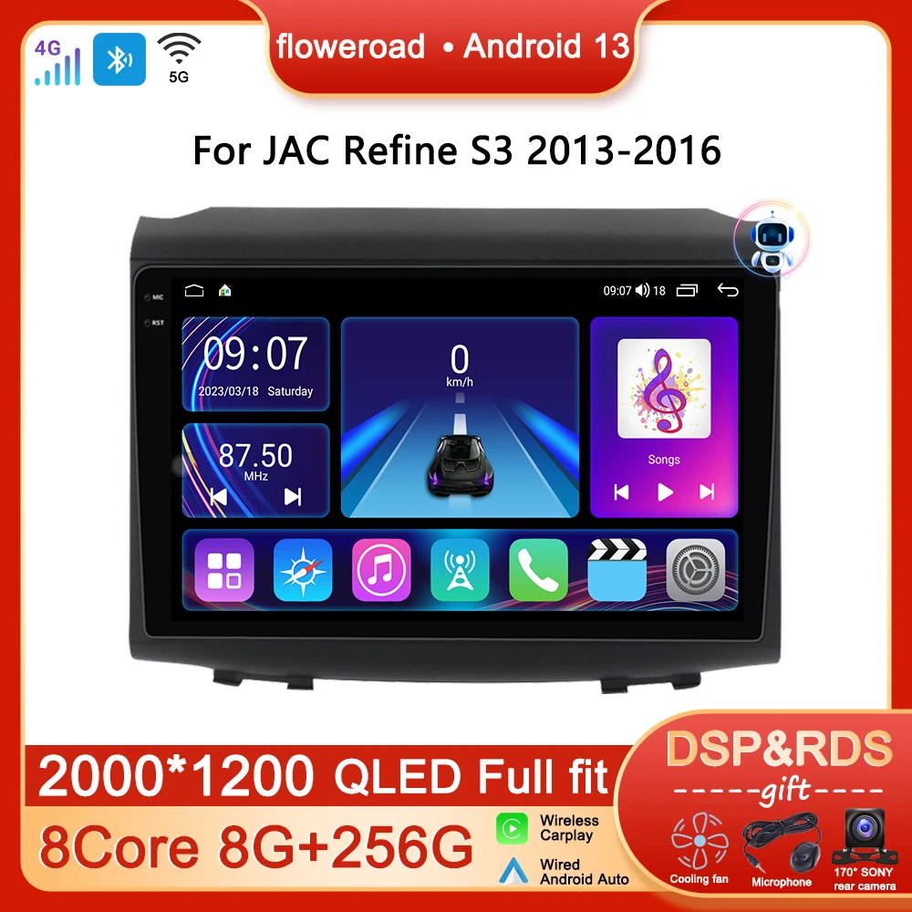 Автомобильный радиоприемник 2din, 10 дюймов, 4G, Android, для JAC Refine S3 2013 -2016, мультимедийный плеер, навигация, GPS, воспроизведение видео, QLED экран, BT
Автомобильный радиоприемник 2din, 10 дюймов, 4G, Android, для JAC Refine S3 2013 -2016, мультимедийный плеер, навигация, GPS, воспроизведение видео, QLED экран, BT